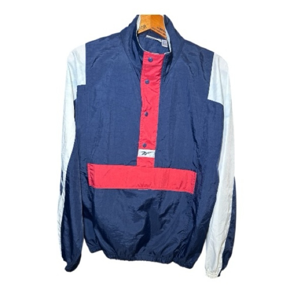 Vintage Reebok Men's Windbreaker Jacket Medium